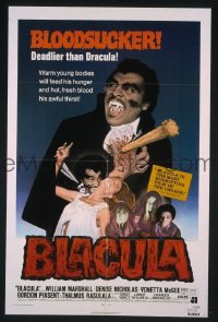 P237 BLACULA one-sheet movie poster '72 blaxploitation! classic!