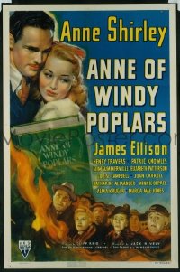 #045 ANNE OF WINDY POPLARS 1sh '40 A. Shirley 