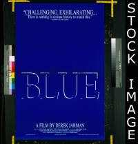 #9007 BLUE arthouse 1sh '93 Derek Jarman 