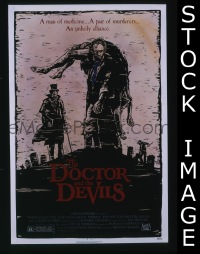#198 DOCTOR & THE DEVILS 1sh '85 Tim Dalton 