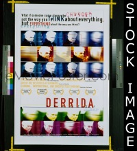 #9013 DERRIDA arthouse 1sh 2002 Kirby Dick 