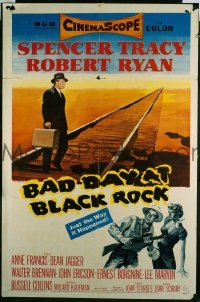 A090 BAD DAY AT BLACK ROCK one-sheet movie poster '55 Spencer Tracy