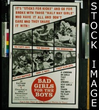 #7234 BAD GIRLS FOR THE BOYS 1sh 66 swappers! 