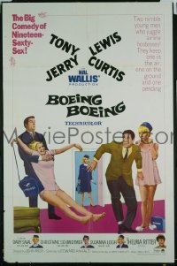P265 BOEING BOEING one-sheet movie poster '65 Curtis, Lewis