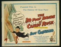 #9017 30 FOOT BRIDE OF CANDY ROCK Title Lobby Card '59 Lou