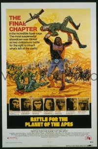 #322 BATTLE FOR THE PLANET OF THE APES 1sh 73 