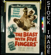 #5277 BEAST WITH 5 FINGERS 1sh 47 Peter Lorre