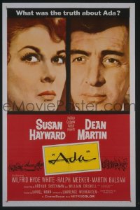 #023 ADA 1sh '61 Susan Hawyard, Dean Martin 