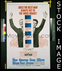 #057 BEST MAN 1sh '64 Henry Fonda, Gore Vidal 