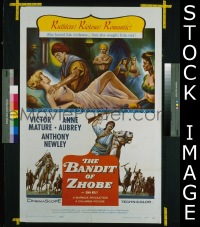 #7280 BANDIT OF ZHOBE 1sh '59 Victor Mature 