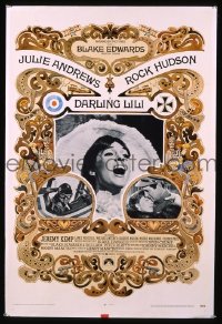 A226 DARLING LILI one-sheet movie poster '70 Julie Andrews, Rock Hudson