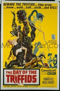 #1170 DAY OF THE TRIFFIDS 1sh '62 Howard Keel 