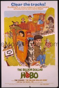P216 BILLION DOLLAR HOBO one-sheet movie poster '78 Conway, Geer
