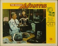 VHP7 337 DEADLY MANTIS lobby card #2 '57 the mantis skeleton!