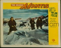 VHP7 340 DEADLY MANTIS lobby card #8 '57 out in the snow!