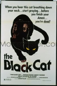 #7258 BLACK CAT 1sh '80 Lucio Fulci 