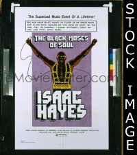 P230 BLACK MOSES OF SOUL one-sheet movie poster '73 Isaac Hayes