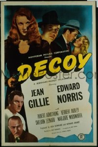 #7469 DECOY 1sh '46 film noir