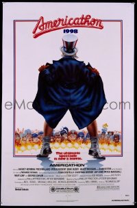 r058 AMERICATHON one-sheet movie poster '79 Harvey Korman, Jay Leno
