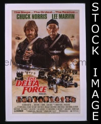 A272 DELTA FORCE one-sheet movie poster '86 Chuck Norris, Lee Marvin