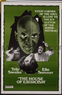 A575 HOUSE OF EXORCISM one-sheet movie poster '74 Mario Bava