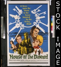 #341 HOUSE OF THE DAMNED 1sh '63 horror 