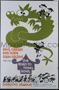 Q471 ROAD TO HONG KONG one-sheet movie poster '62 Hope, Crosby
