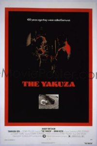 B149 YAKUZA one-sheet movie poster '75 Mitchum, Schrader