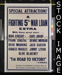#9676 ROAD TO VICTORY 1sh '44 Warner Brothers 