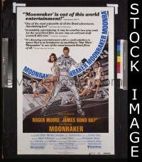 #348 MOONRAKER 1sh '79 Moore as Bond 