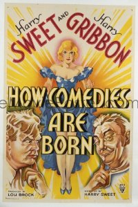 HOW COMEDIES ARE BORN 1sheet