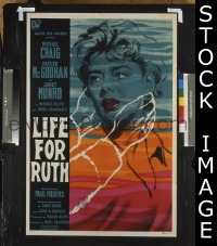 #088 LIFE FOR RUTH English 1sh '62 J. Munro 
