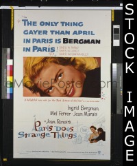 #8125 PARIS DOES STRANGE THINGS 1sh57 Bergman 