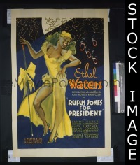 #001 RUFUS JONES FOR PRESIDENT 1sh '33 Waters 