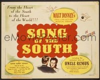 K365 SONG OF THE SOUTH title lobby card '46 Walt Disney, Uncle Remus
