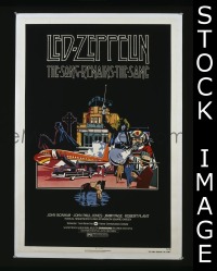 Q609 SONG REMAINS THE SAME one-sheet movie poster '76 Led Zeppelin