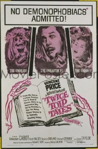 #141 TWICE TOLD TALES 1sh '63 Vincent Price 