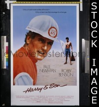 A492 HARRY & SON one-sheet movie poster '84 Paul Newman, Benson
