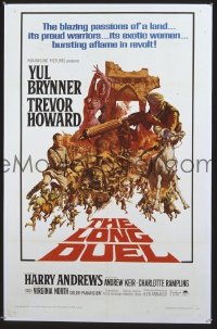 A737 LONG DUEL one-sheet movie poster '67 Yul Brynner, Trevor Howard