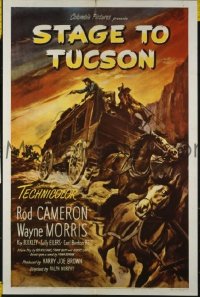 B025 STAGE TO TUCSON one-sheet movie poster '50 Rod Cameron