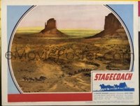 JW 153 STAGECOACH lobby card '39 great shot of Monument Valley!