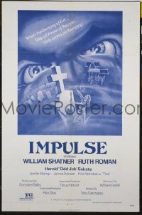 #1485 IMPULSE 1sh '74 William Shatner 