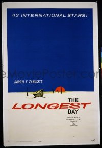#9421 LONGEST DAY 1sh '62 John Wayne 