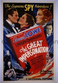 GREAT IMPERSONATION ('35) 1sheet