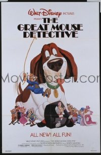 #265 GREAT MOUSE DETECTIVE 1sh '86 Disney 