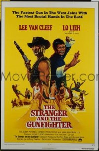 Q649 STRANGER & THE GUNFIGHTER one-sheet movie poster '76 martial arts