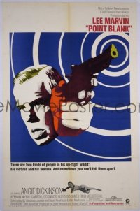 #444 POINT BLANK 1sh '67 Lee Marvin 
