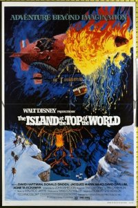 A645 ISLAND AT THE TOP OF THE WORLD one-sheet movie poster '74 Disney