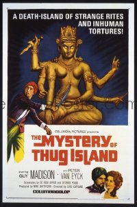 #7553 MYSTERY OF THUG ISLAND 1sh 65 tortures! 