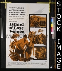 #7479 ISLAND OF LOST WOMEN 1sh 59 sexy babes! 
